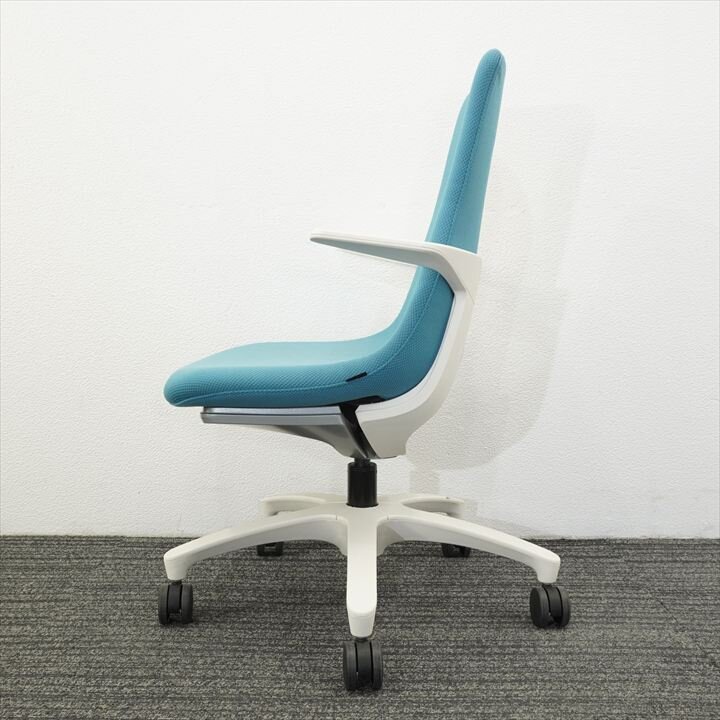 イトーキ モーブ 肘付 タピストリーブルー