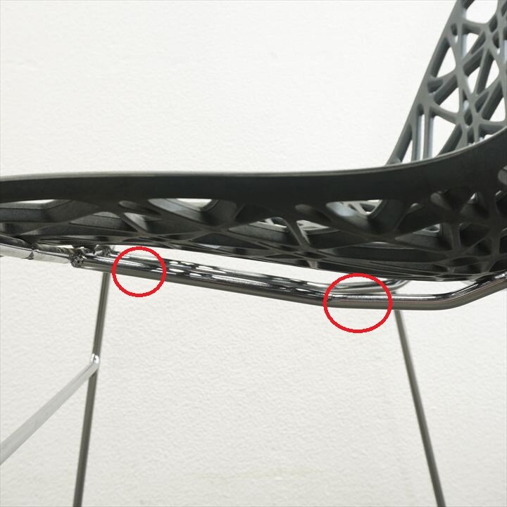 オカムラ NETT(ネット) スタッキングチェア ブラック 特価品