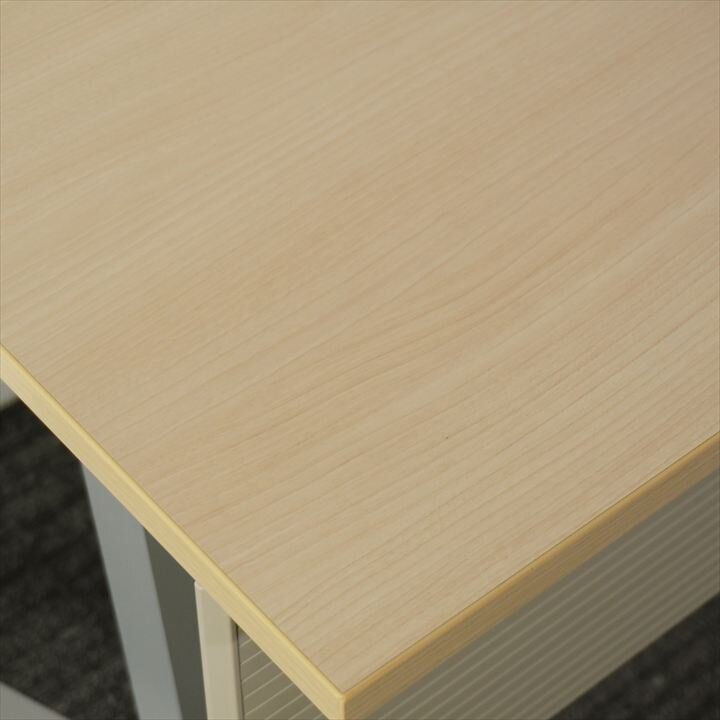 ウチダ パラグラフ フラップテーブル 1560 幕板付 棚板付 ライトファインウッド