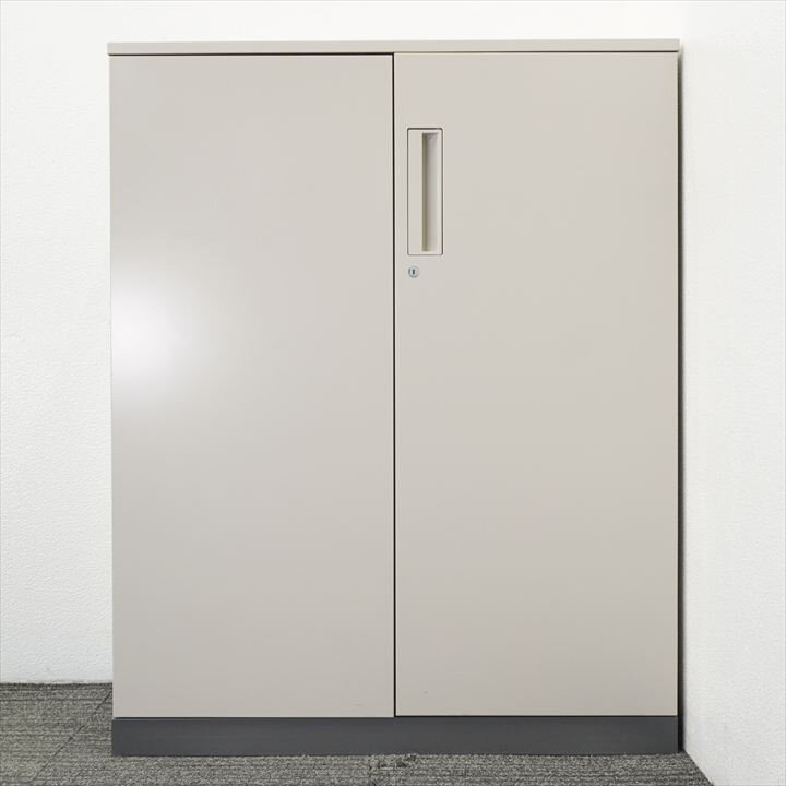 コクヨ エディア 扉付き書類整理庫 3列16段 コンビタイプ 天板付 H1130 ナチュラルグレー(F1色)