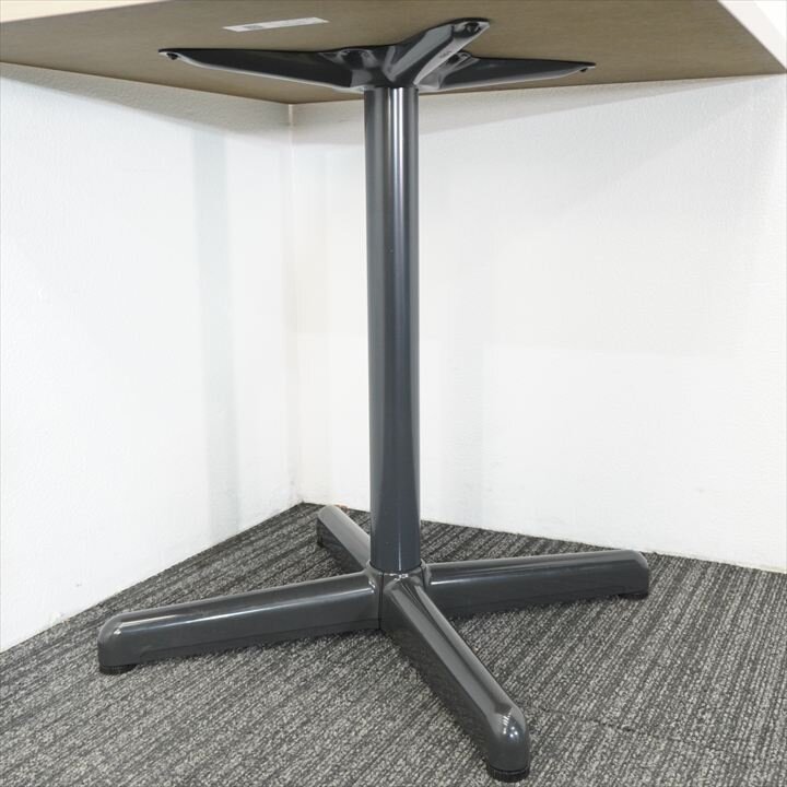 プラス ミーティングテーブル W750 D750 H700 木目