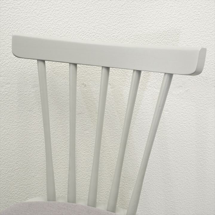 相合家具 イースティ 木製ダイニングチェア ライトグレー