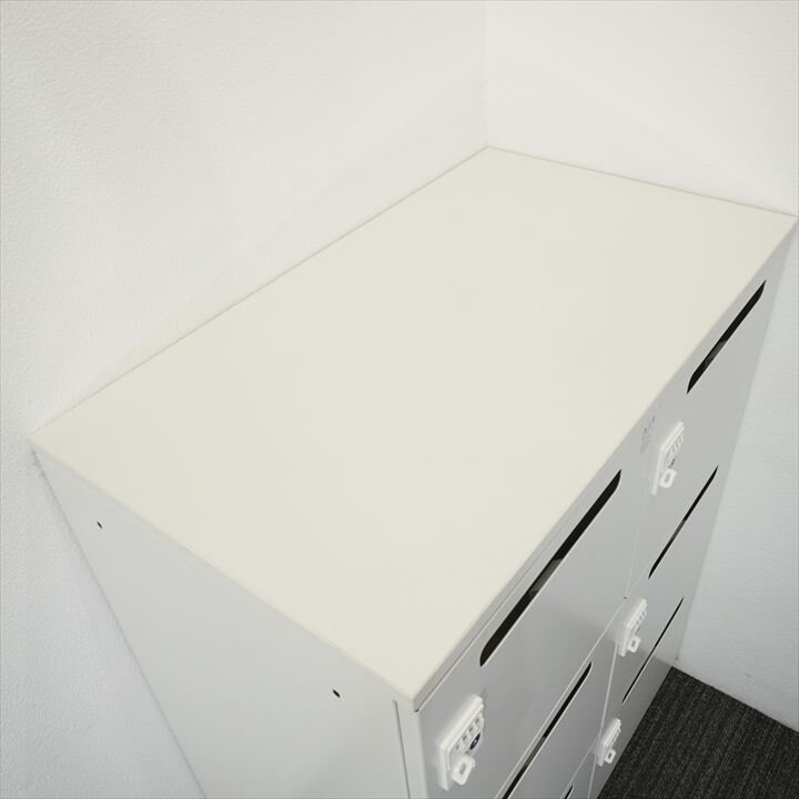 イトーキ M型 ダイヤル式6人用パーソナルロッカー 天板付 W900 D515 H1150 W9色