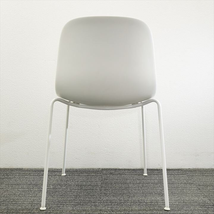 ラパルマ シーラ スタッキングチェア 4レッグベース ブランチドオーク／ホワイト