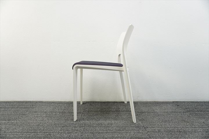 アルペール ジュノ ダイニングチェア パープル／ホワイト