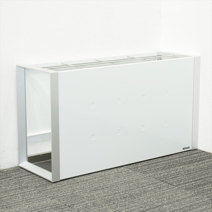 オカムラ L973 カサ立て 48本用 W900 D300 H500 ホワイト