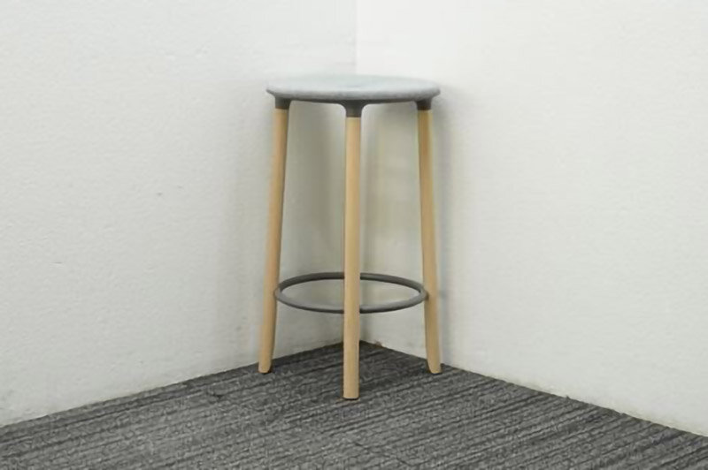 オフェクト ムーブオン スツール Φ370 H600 グレー