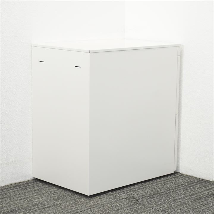 イトーキ CZR ダイヤル式3段ワゴン A4×2段 ペントレー付 H651 ホワイト