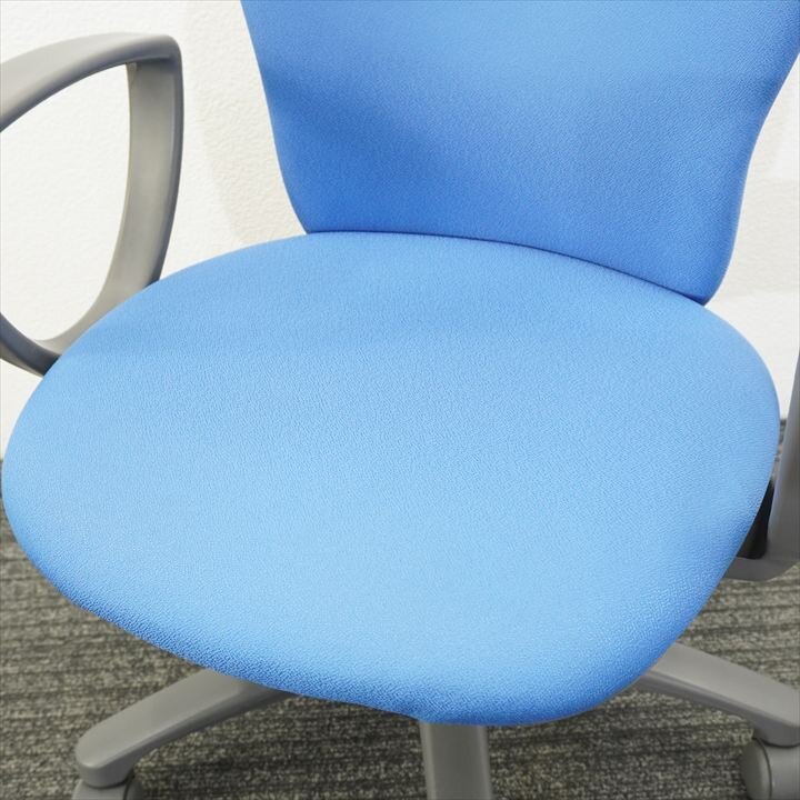 コクヨ レグノ２ 肘付 ブルー