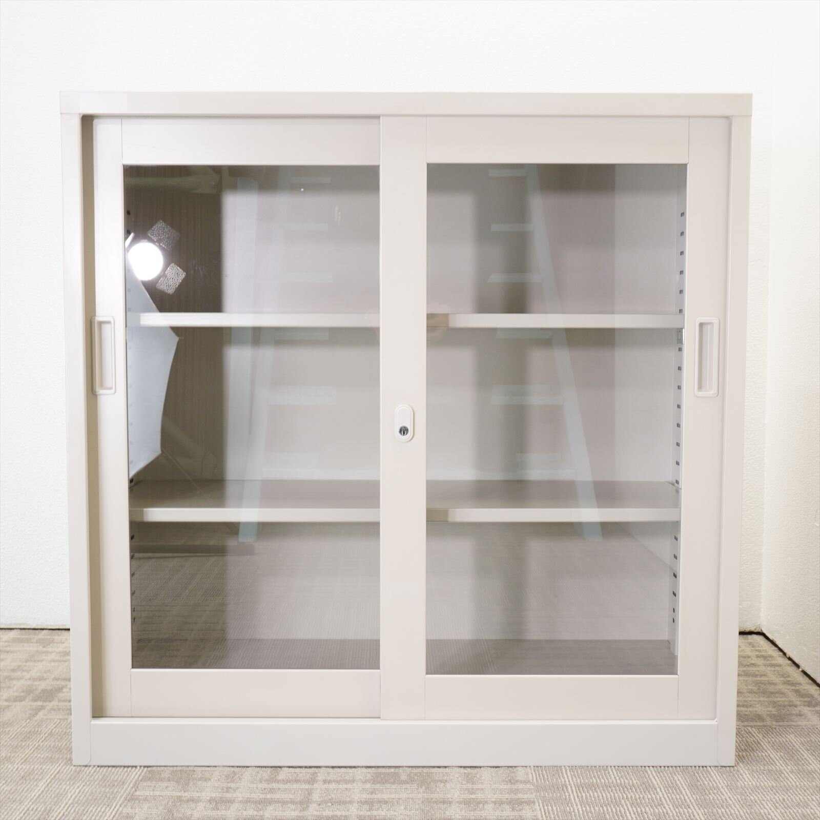 セイコー ガラス引戸書庫 W880D400H880