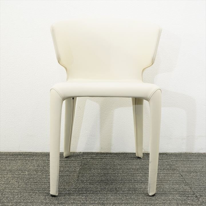 カッシーナ・イクスシー 367 HORA オラ アームチェアー アイボリー 革