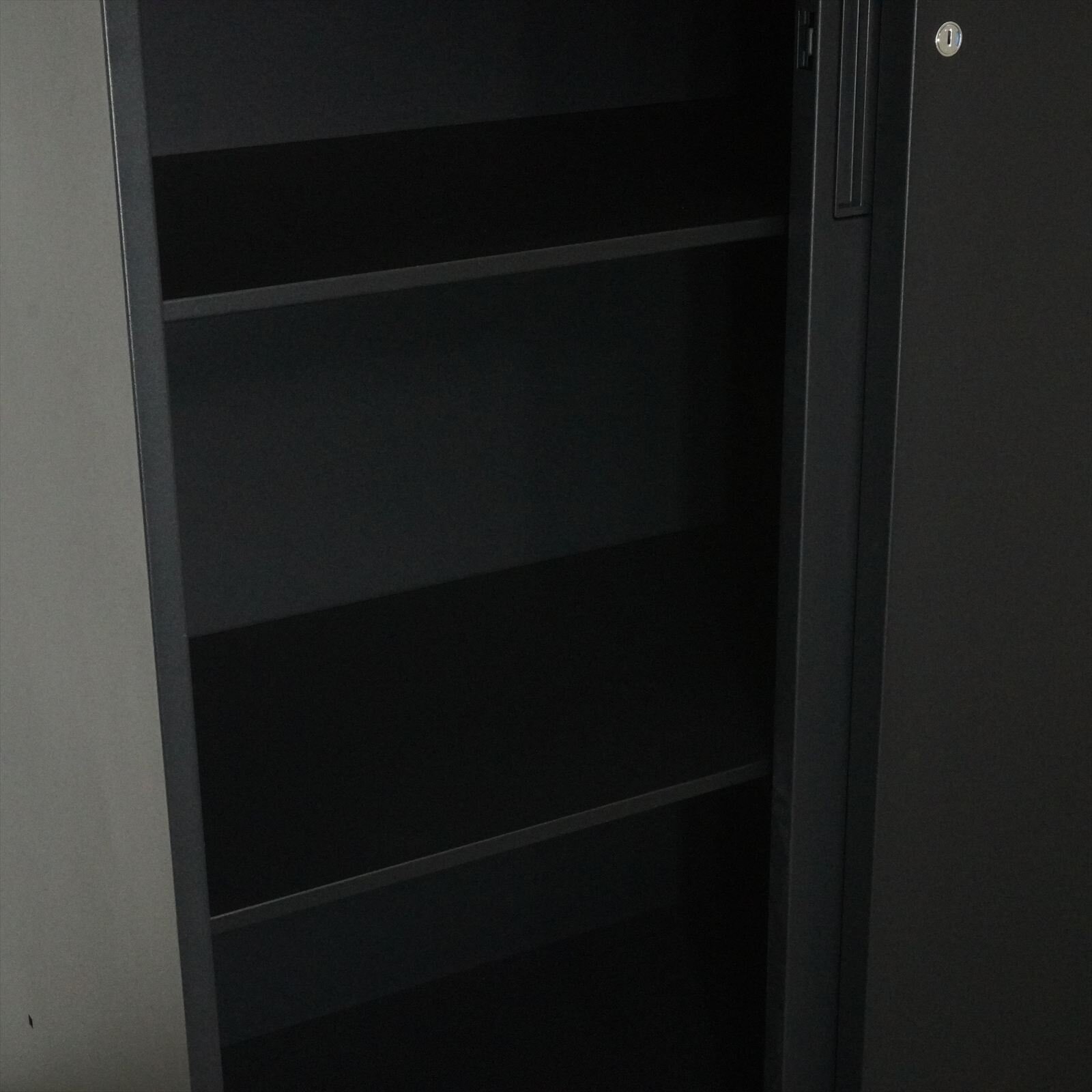 コクヨ エディア 引戸書庫 H1110 ブラック