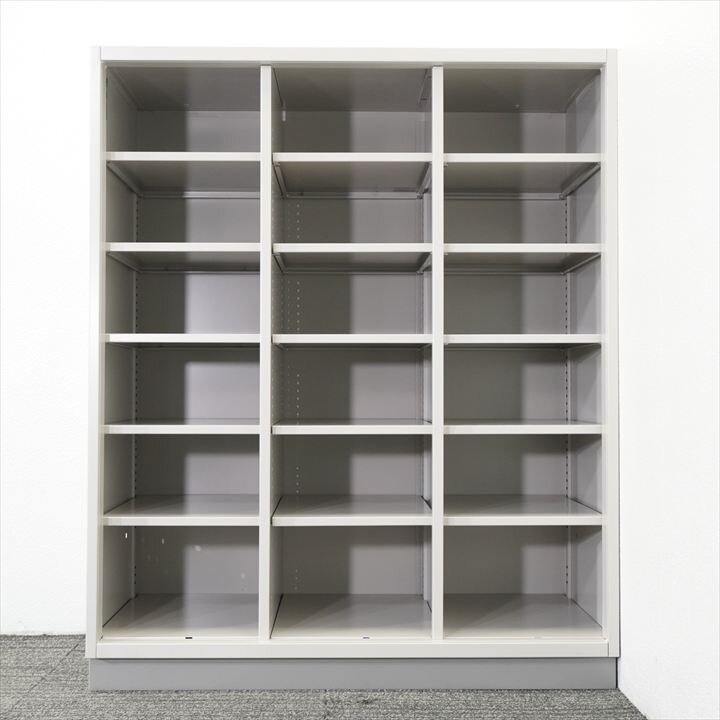 イトーキ シンライン オープン３列書庫 0945 H1100 WE色