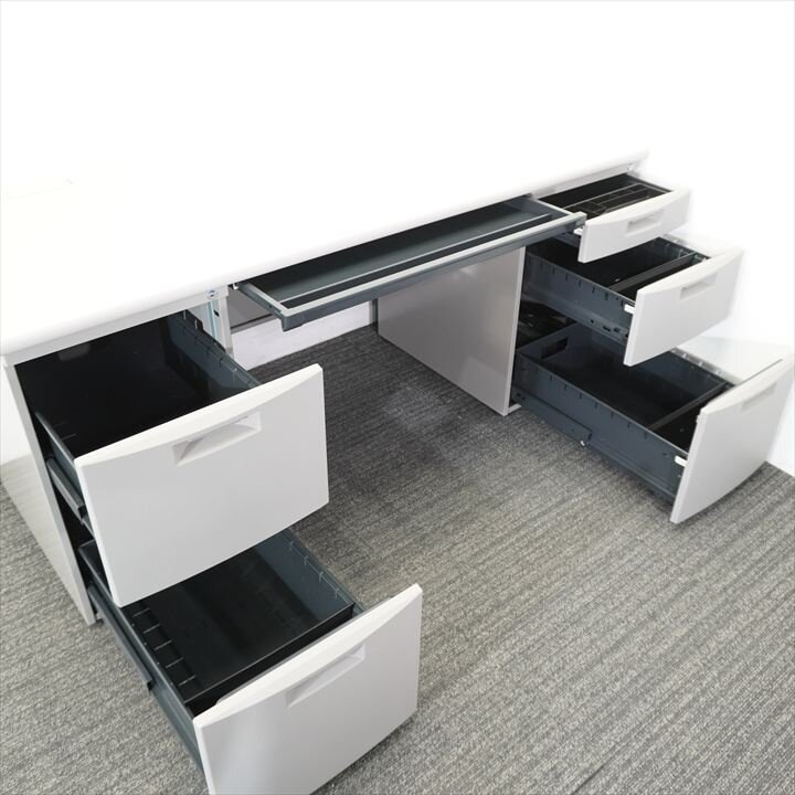 イトーキ CZ 両袖机 167 2×3段 WE色