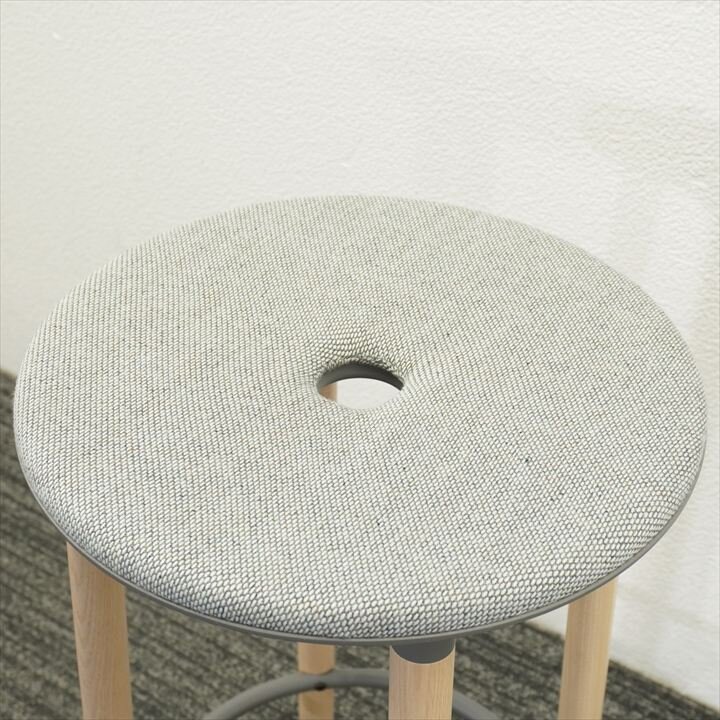 オフェクト ムーブオン スツール Φ370 H600 グレー