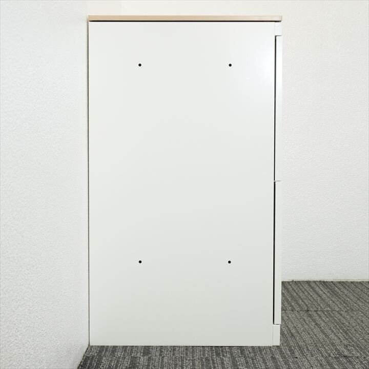 オカムラ レクトライン 2段ラテラル書庫 天板付 H775 ZA75色