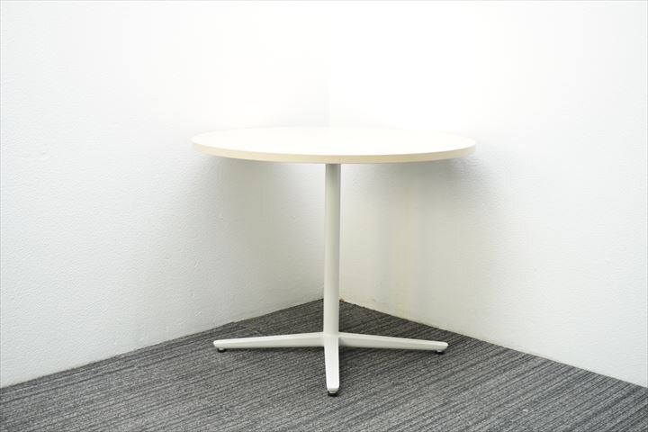 ウチダ ニュート 丸テーブル Φ900 H720 ライトファインウッド