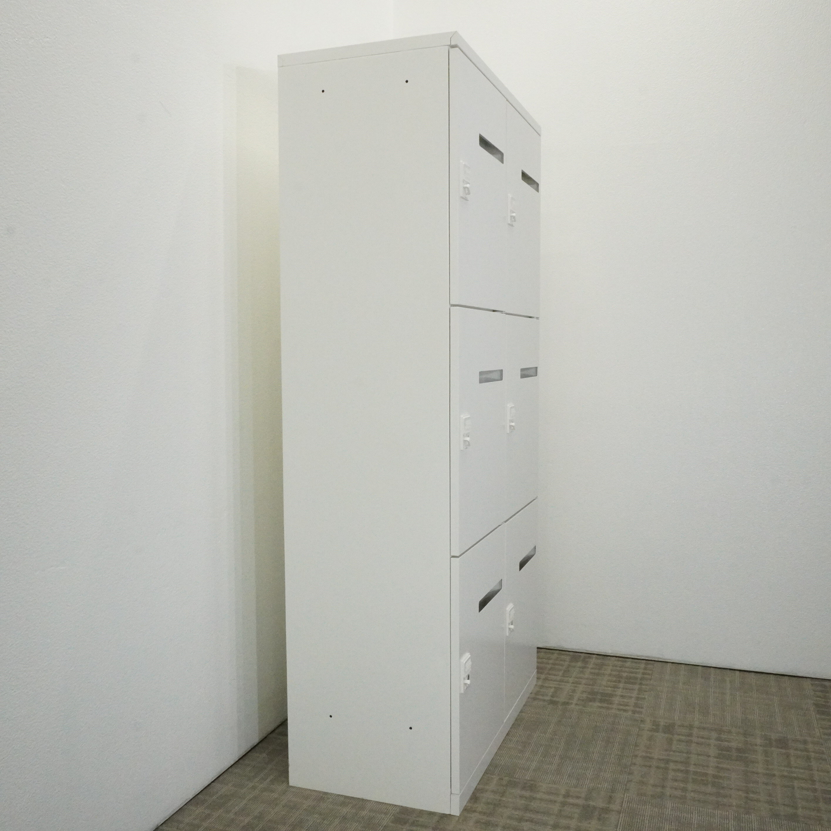 オカムラ レクトラインダイヤル式6人用モバイルロッカー H1810 4B27YU