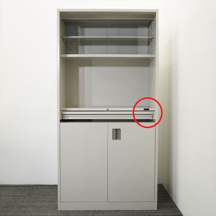 オカムラ ビジネスキッチン W900 D450 H1800 特価品