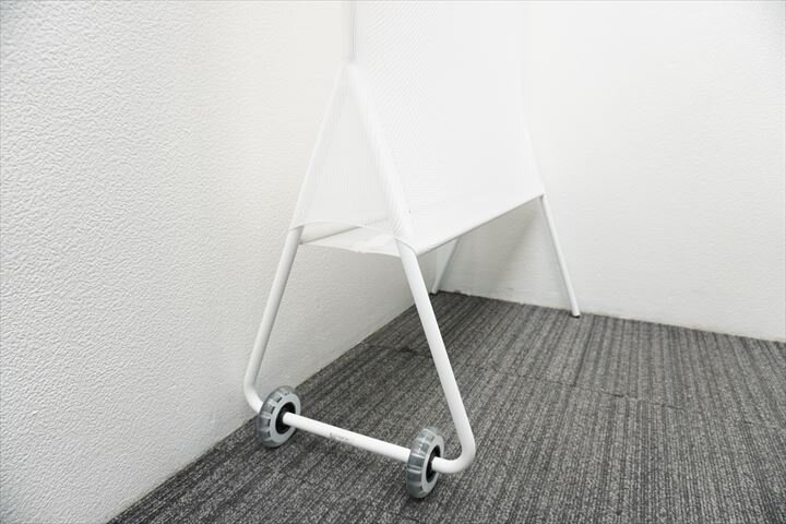 【B級／未使用品】イトーキ i+ パーティション W960 D470 H1790 ホワイト／フレームカラー：ホワイト塗装