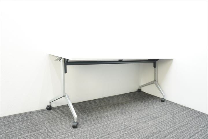 コクヨ リーフライン フラップテーブル 1860 幕板なし 網棚なし ホワイト H720