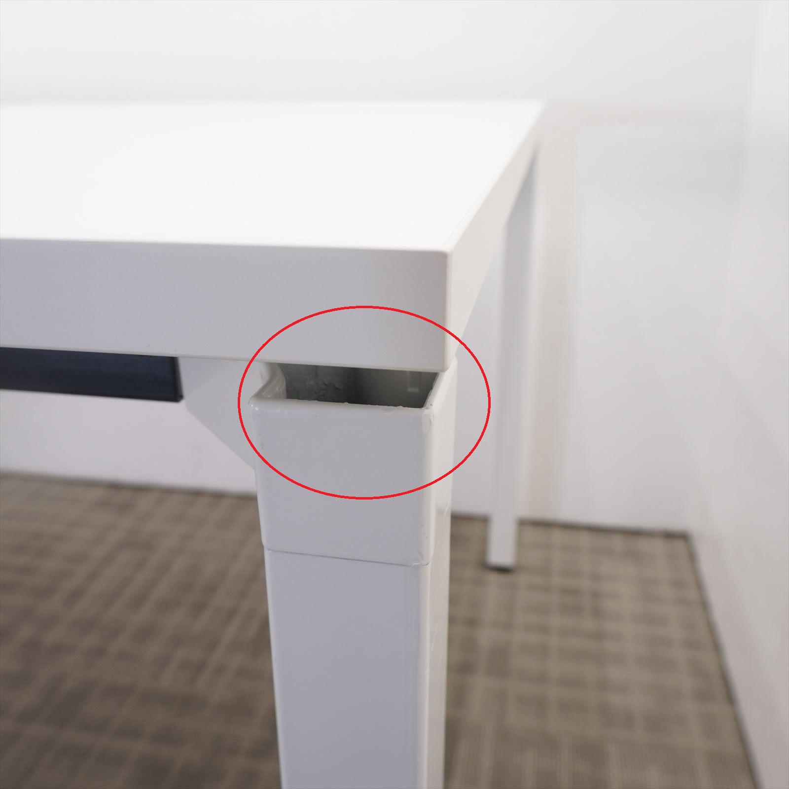 コクヨ ジュート ミーティングテーブル 2110 H720 ホワイト 特価品