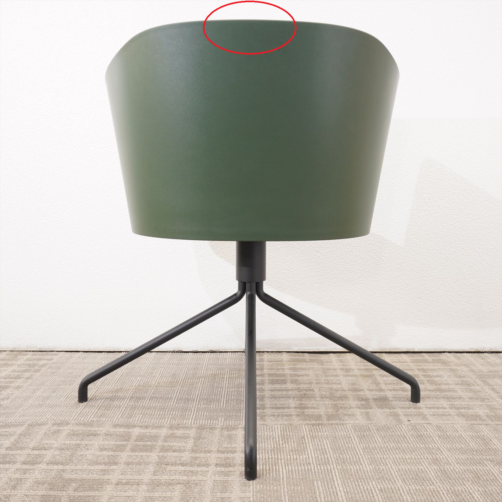 コクヨ コーデ ミーティングチェア ディープグリーン 3脚セット