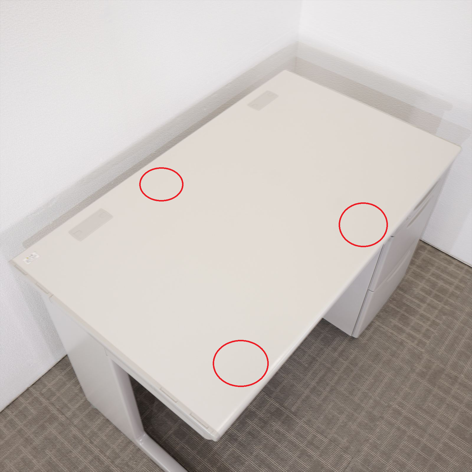 オカムラ SD-V 片袖机 127 A4X2段 特価品