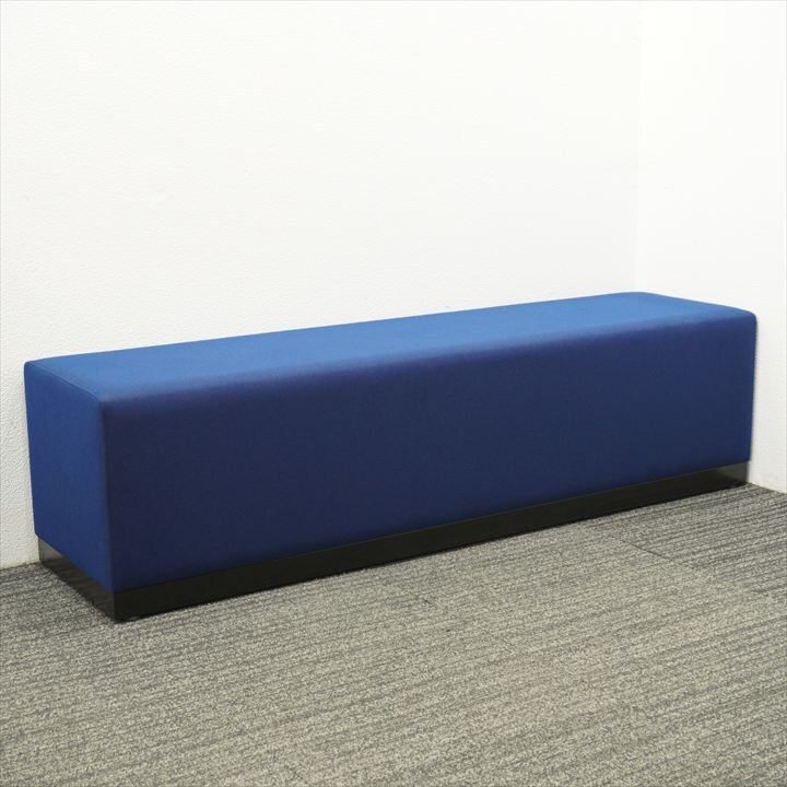 プロシード ロビーベンチ W1500 D390 H400 ブルー