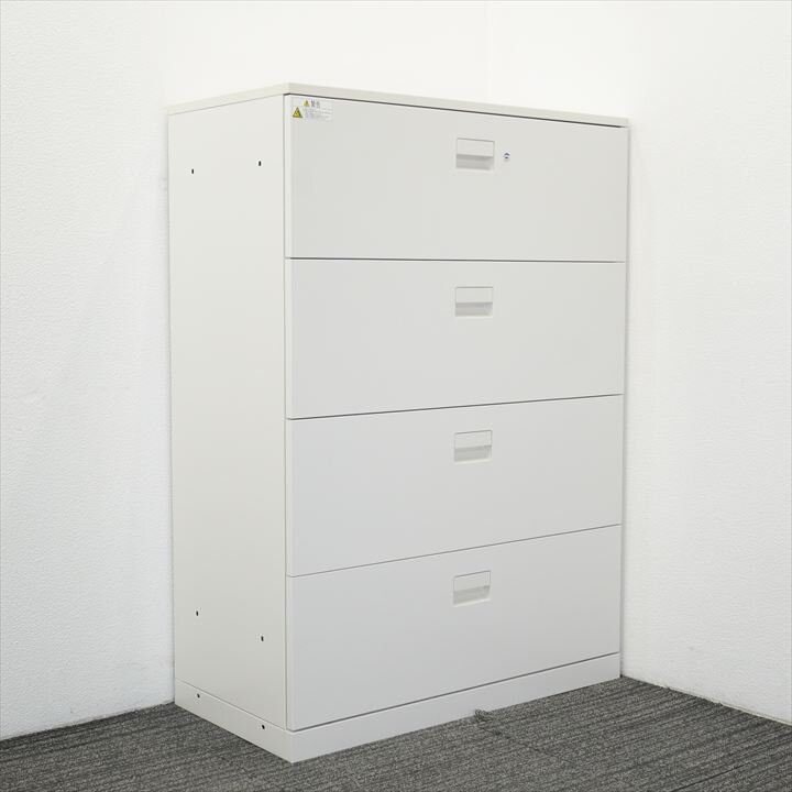 イトーキ エス 4段ラテラル書庫 天板付 H1270 W9色