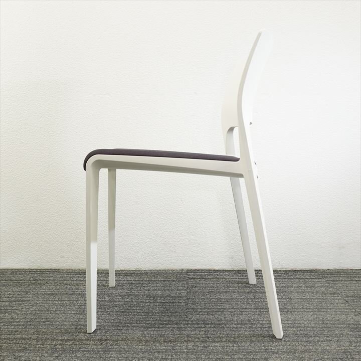 アルペール ジュノ ダイニングチェア パープル／ホワイト