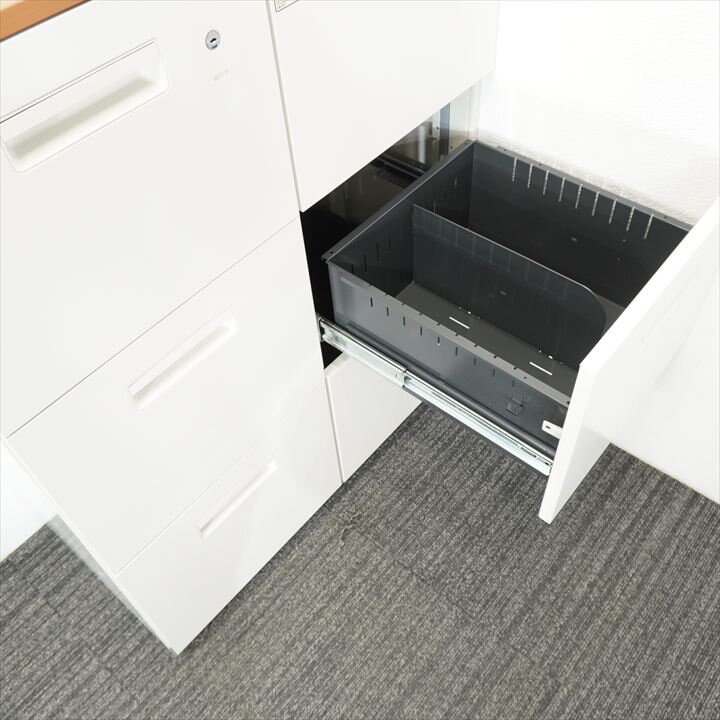 プラス ダブルバーチカル書庫 天板付 W900 D450 H1120