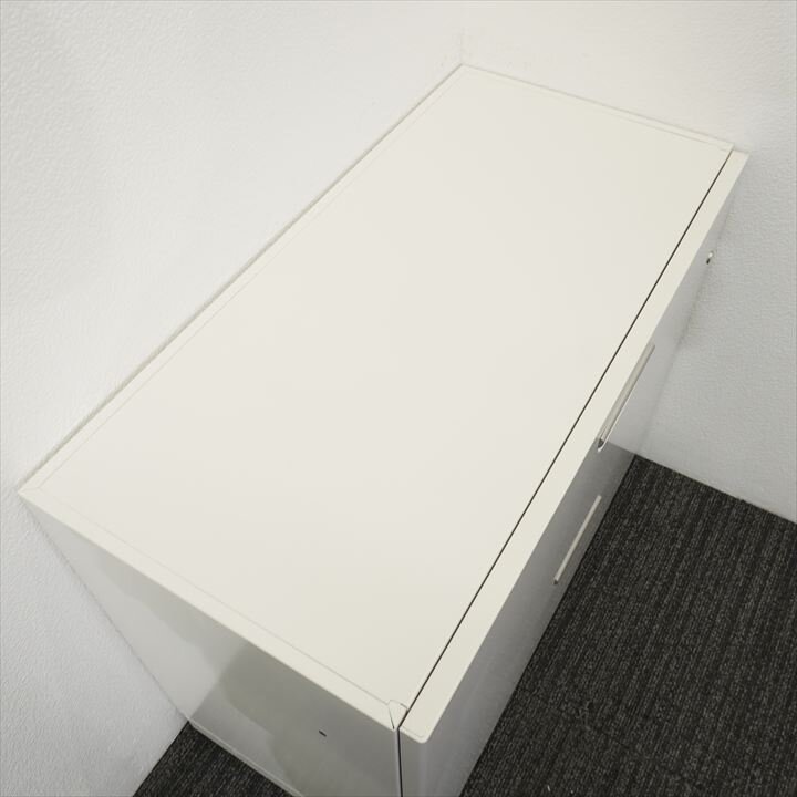 イトーキ エーキューズ 2段ラテラル書庫 ホワイト