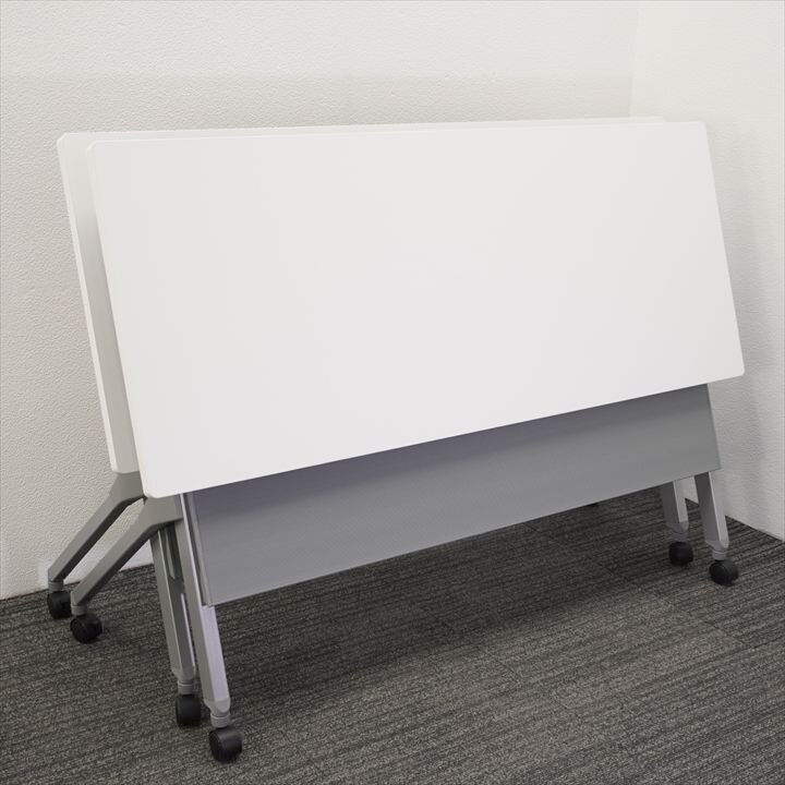 オカムラ フラプター フラップテーブル 1560 H720 ホワイト