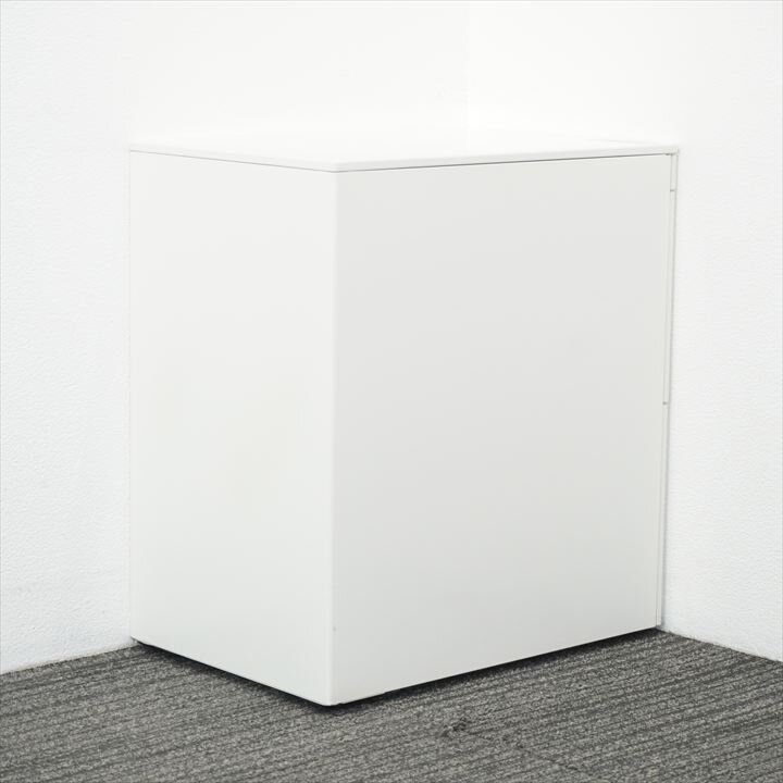 オカムラ アドバンス 3段ワゴン ペントレー H650 ホワイト 特価品