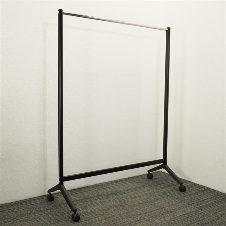 【2021年製】オカムラ L970 門型コートハンガー 20人用 W1222 D500 H1600 ブラック