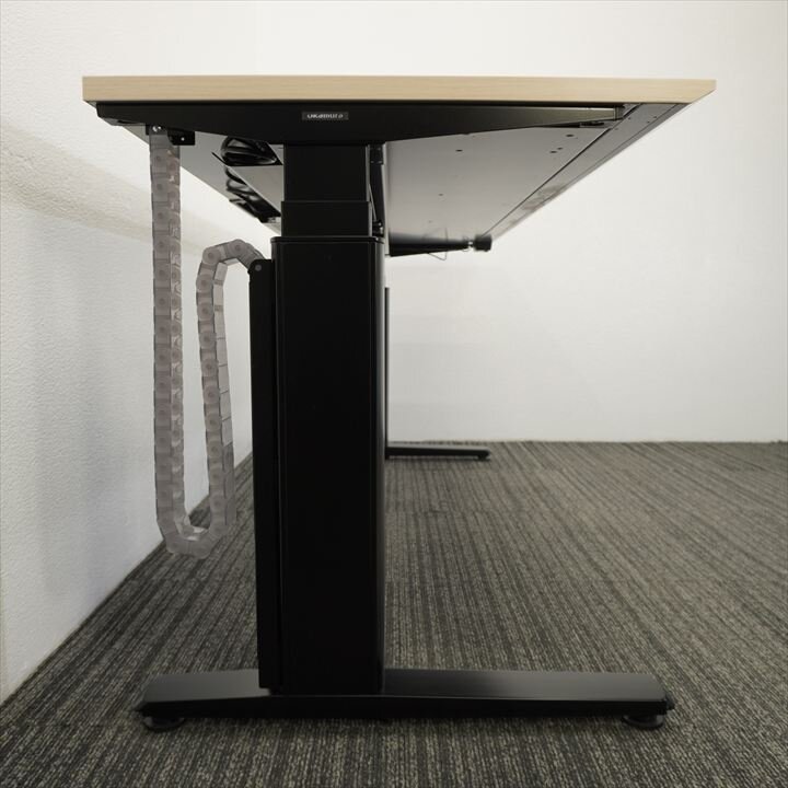 オカムラ プリシード 昇降デスク 木目 W1800(1750) 特価品