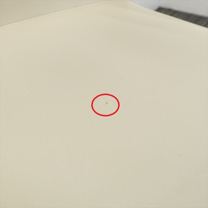 カッシーナ・イクスシー 367 HORA オラ アームチェアー アイボリー 革 特価品