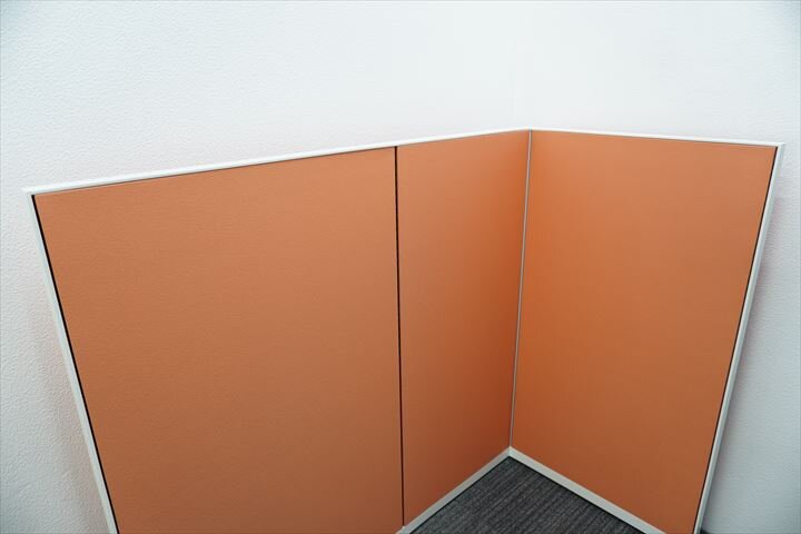 オカムラ ポジット パーティション クロスパネル オレンジ H1320