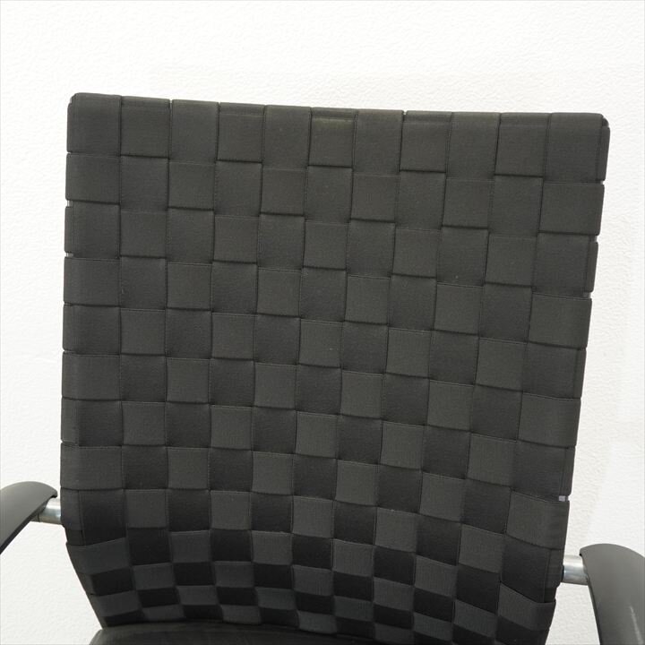 デイビス 肘付 ブラック (2)