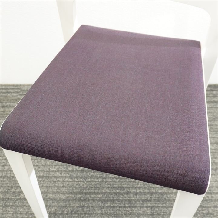 アルペール ジュノ ダイニングチェア パープル／ホワイト