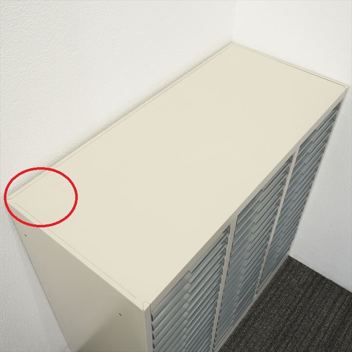 コクヨ 整理庫 ３列１８段 オープントレー W880 D400 H880 特価品（3）