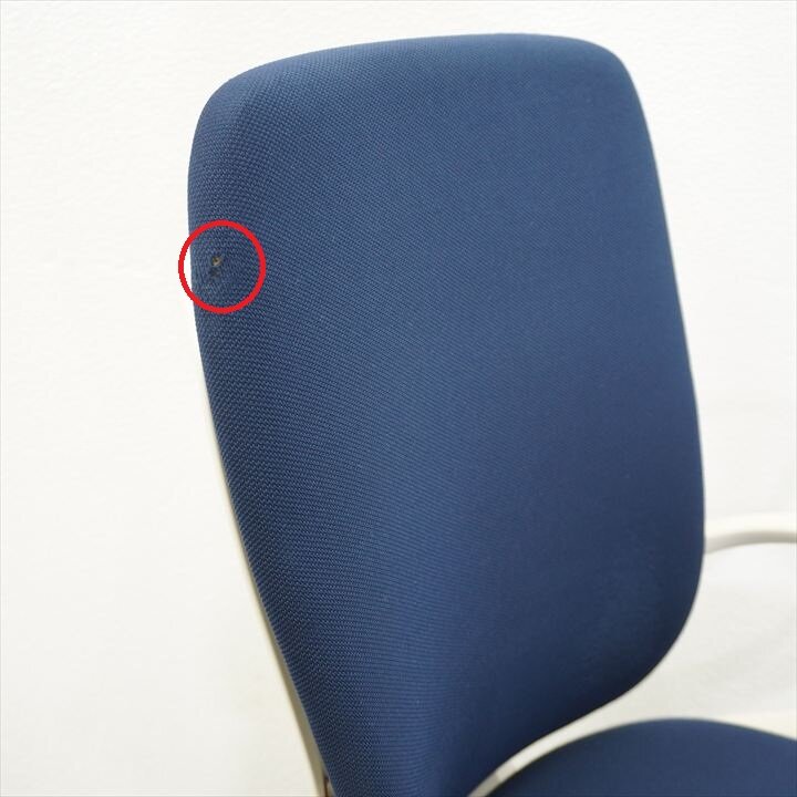 イトーキ フルゴ 肘付 ハイバック ネイビーブルー 特価品（2）