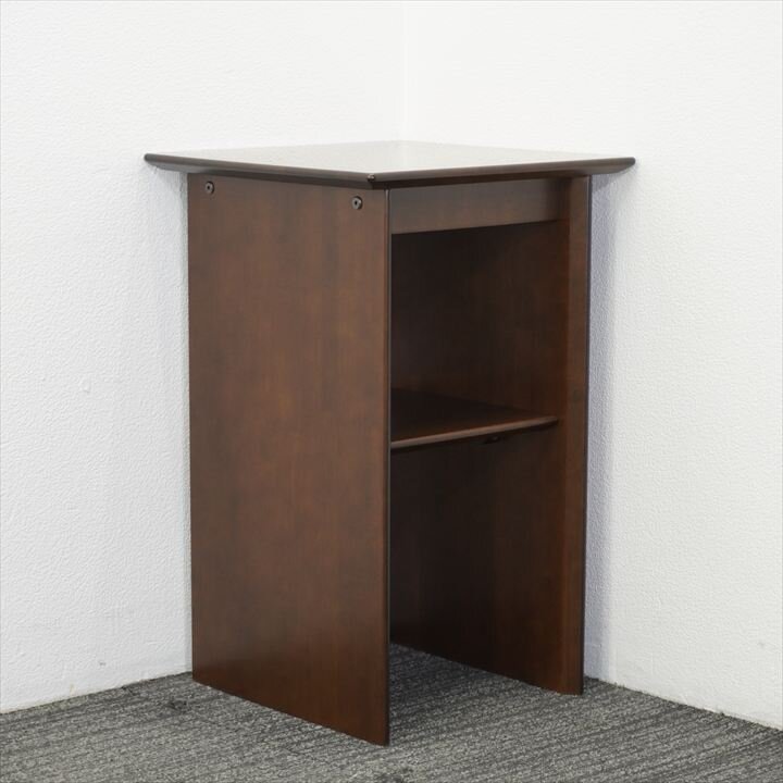 コクヨ 木製電話台 W450 D450 H700