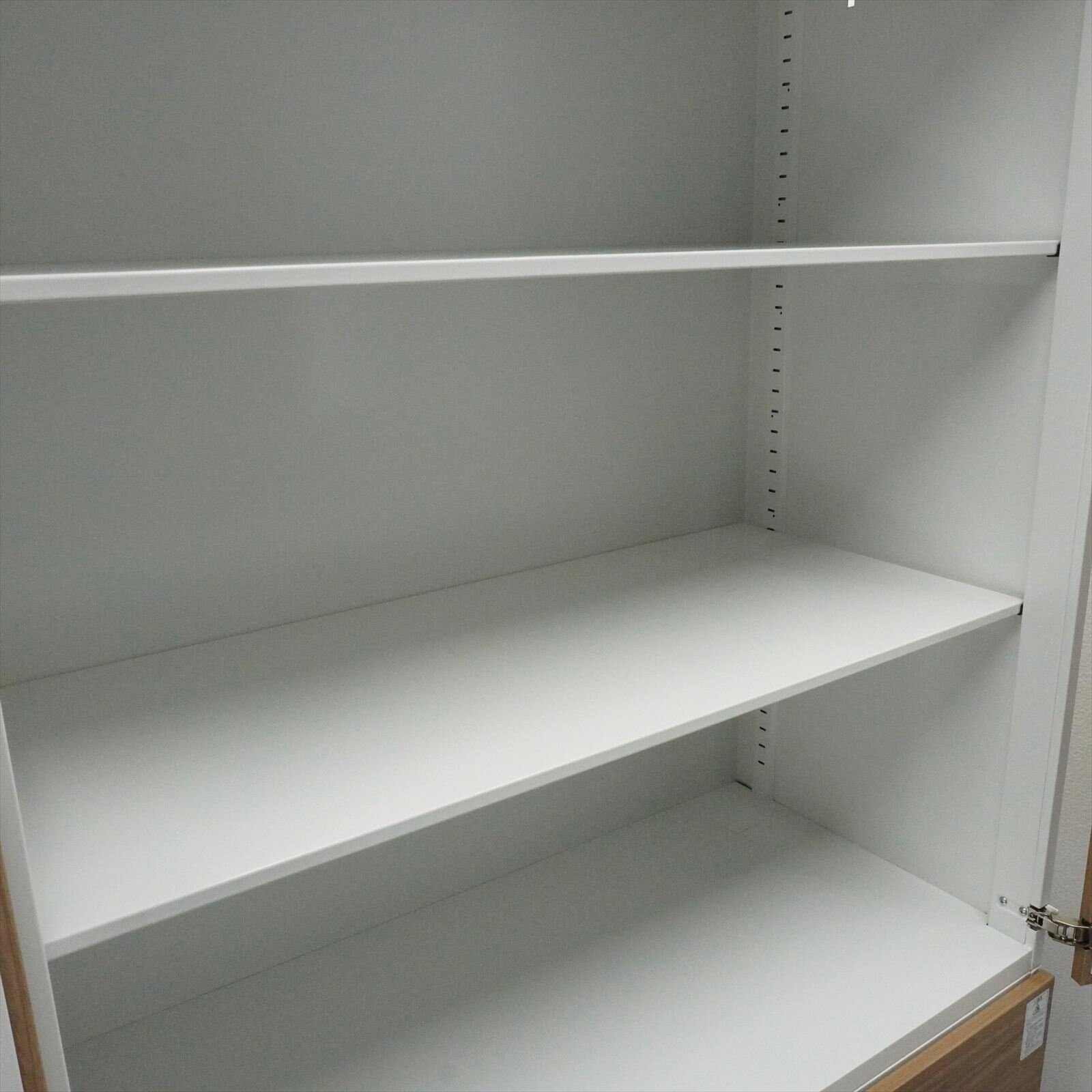 コクヨ エディア ３段ラテラル+両開き書庫 木目 0945 H2160