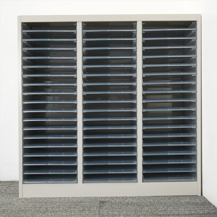 コクヨ 整理庫 ３列１８段 オープントレー W880 D400 H880 特価品（3）