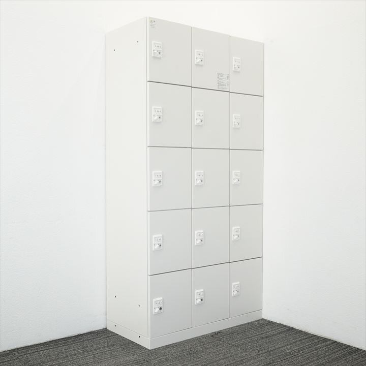 イトーキ イフス ダイヤル式１５人用パーソナルロッカー W900 D450 H1790