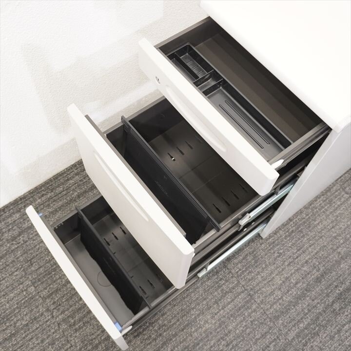 オカムラ SD-V 3段脇机 A4X2段 特価品