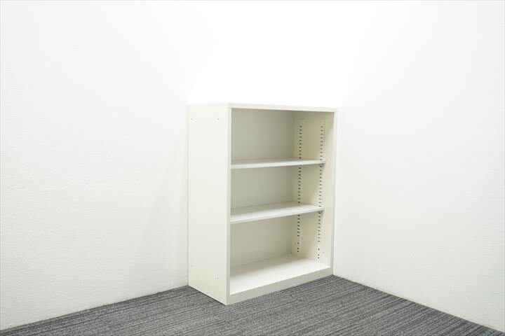 セイコー オープン書庫 W880 D400 H1120 ホワイト