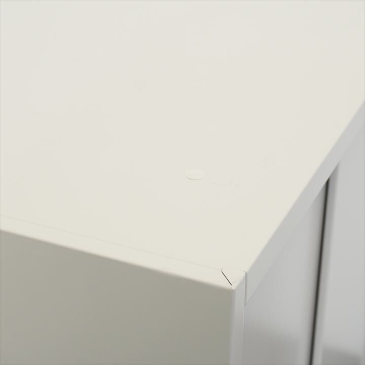 イトーキ シンライン ３枚引戸書庫 H752 WE色